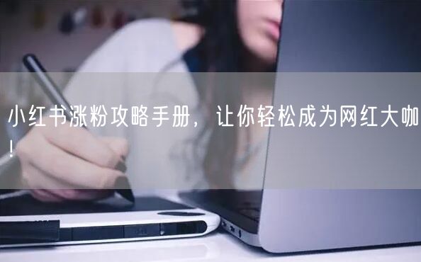 小红书涨粉攻略手册，让你轻松成为网红大咖！